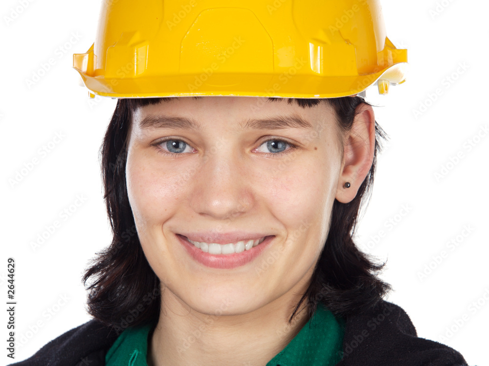 attractive young engineer attractive young engineer