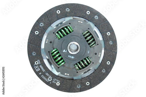 car part - clutch (isolated)