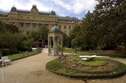 san sebastian - guipuzcoa square photo