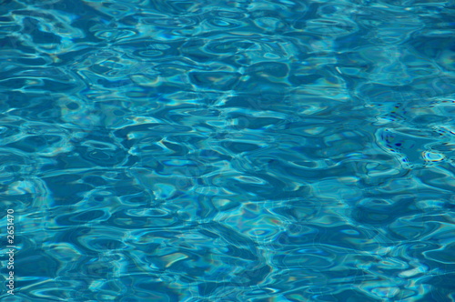 l'eau de la piscine