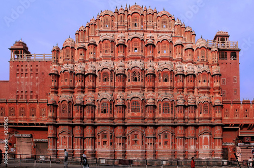 india, jaipur: hawa mahal, the palace of winds photo