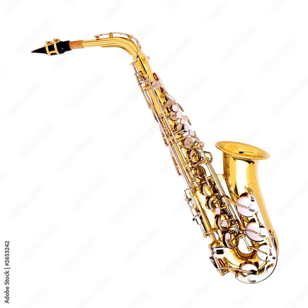Naklejka premium saxophone-2