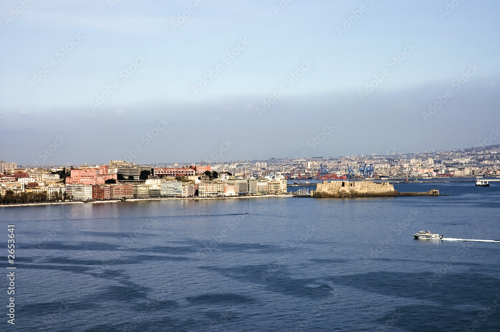 naples' castle and city