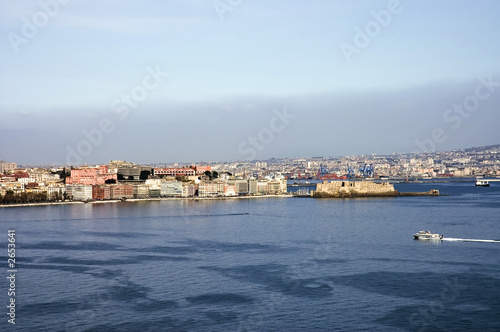 naples' castle and city