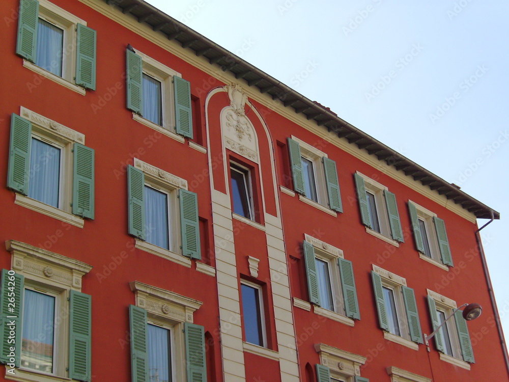 Obraz premium façade couleur