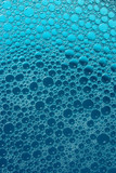 dark and light blue bubbles