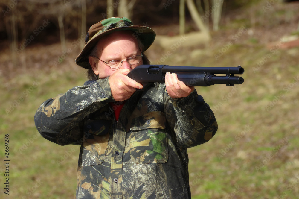Fototapeta premium ready, aim, fire!