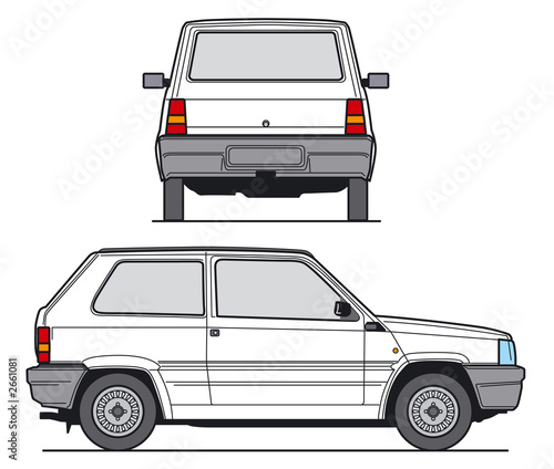 compact car vector