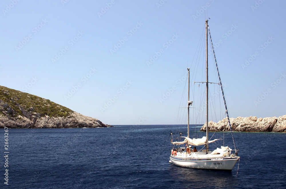 white yacht