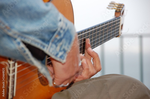 joueur de guitare photo