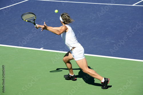 woman tennis © Galina Barskaya