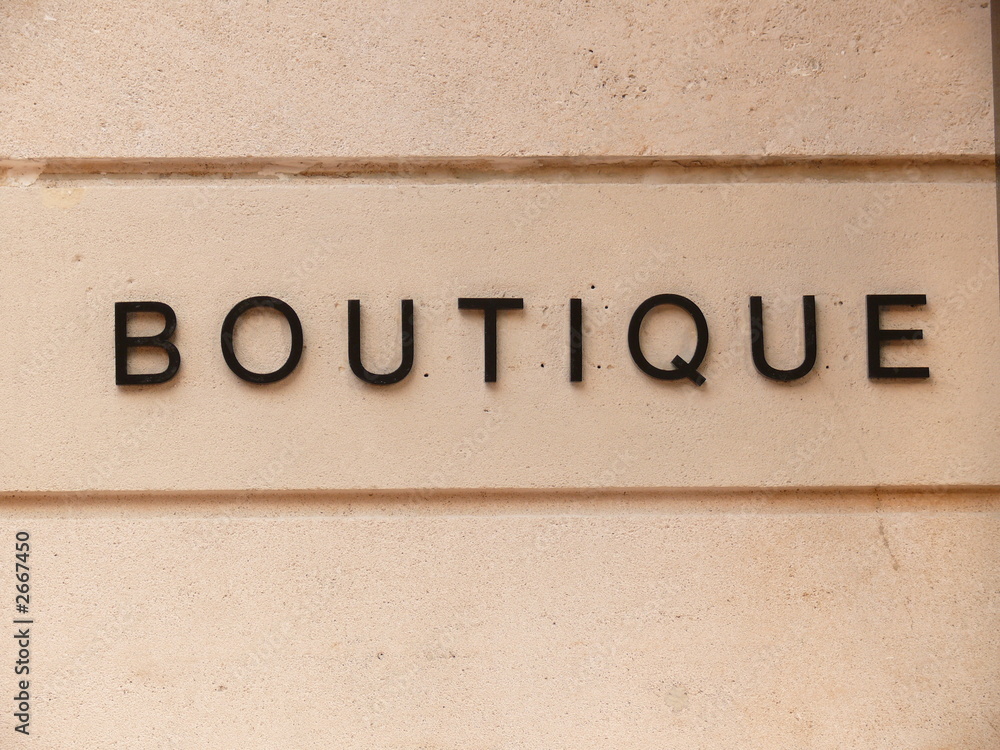 Obraz premium boutique.