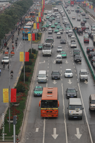 traffic in xian