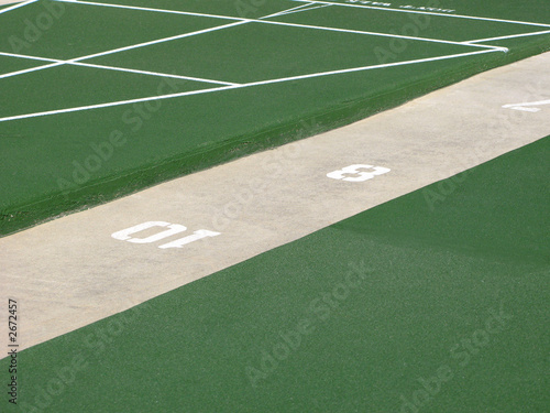 shuffleboard court