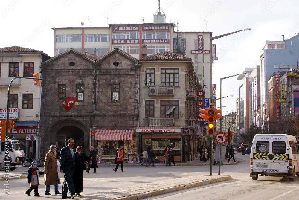 Naklejka premium street in turkey