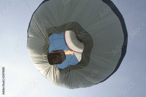 unbemannter heißluftballon photo