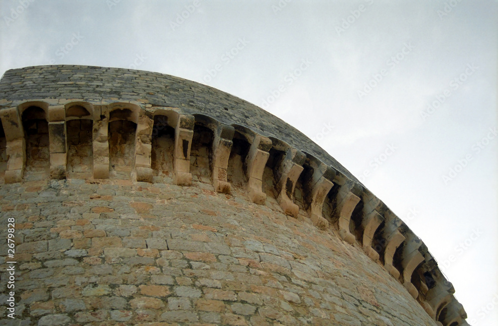 city walls of dubrovnik - detail