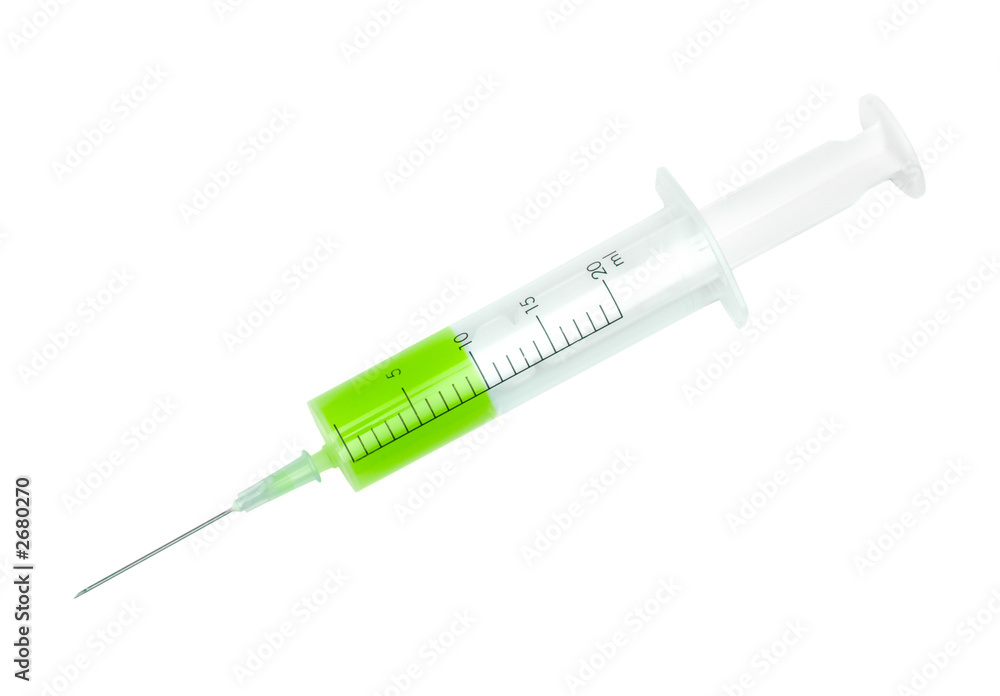 syringe with vaccine syringe with vaccine