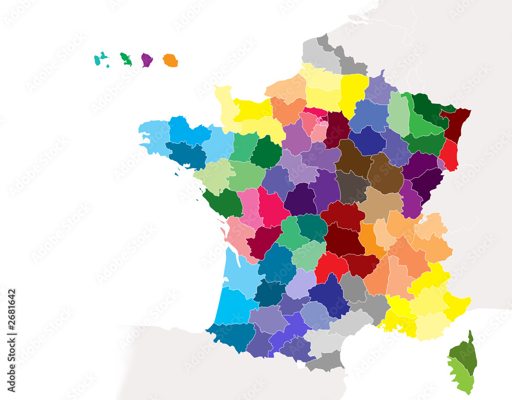 Naklejka premium decoupage français