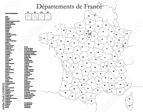 liste des départements français