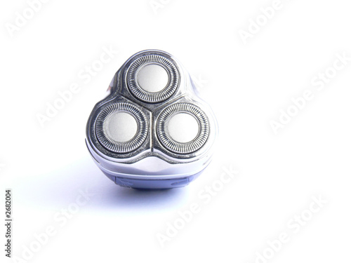 front of electric shaver