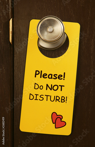 do not disturb
