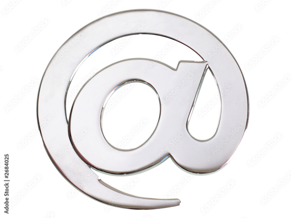 Fototapeta premium ouvre-lettre arobase