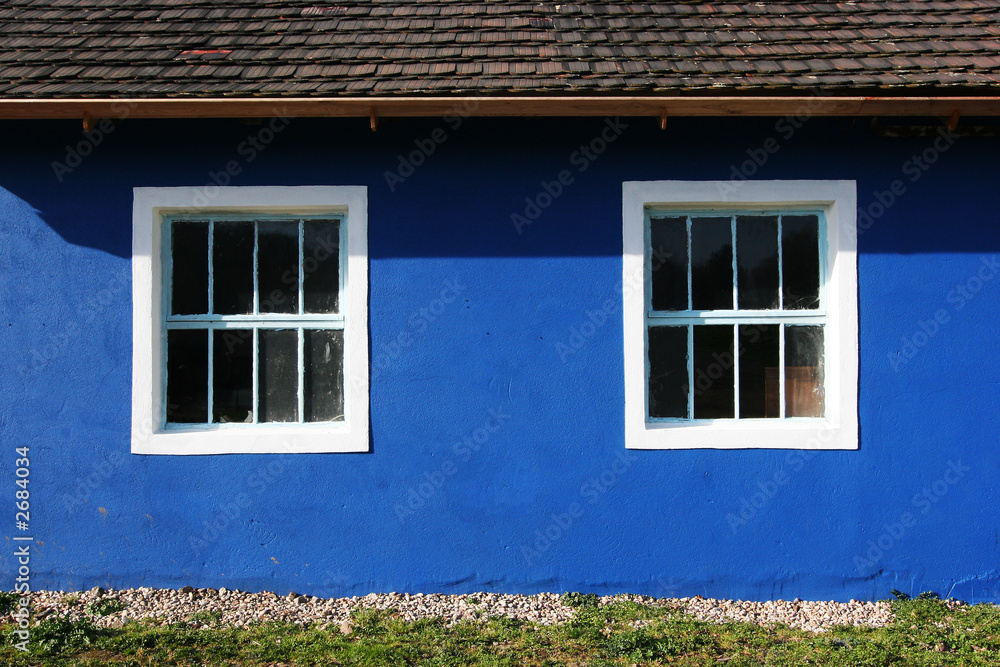 Obraz premium blue house