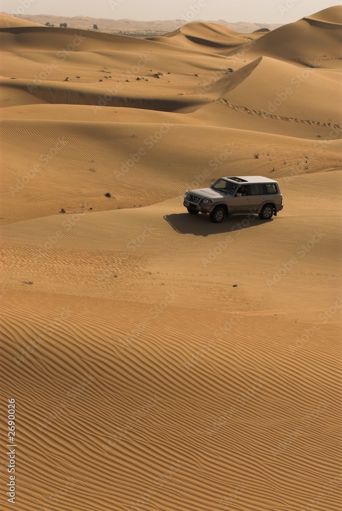 Obraz premium driving in sweihan