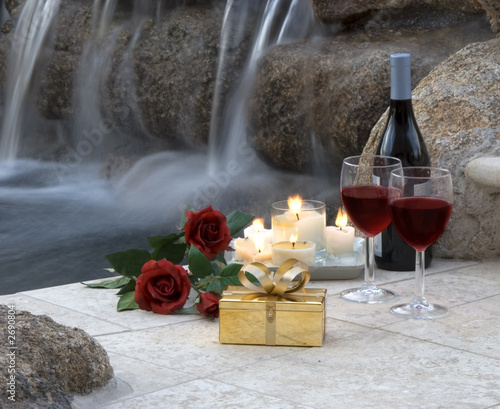 wine and roses photo