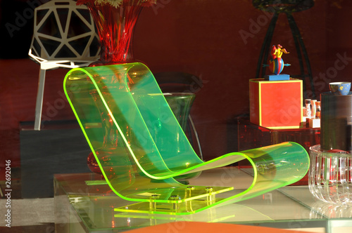 modern and luminous chair