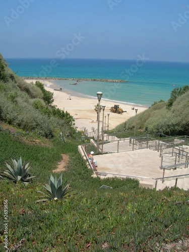 plage de netanya photo