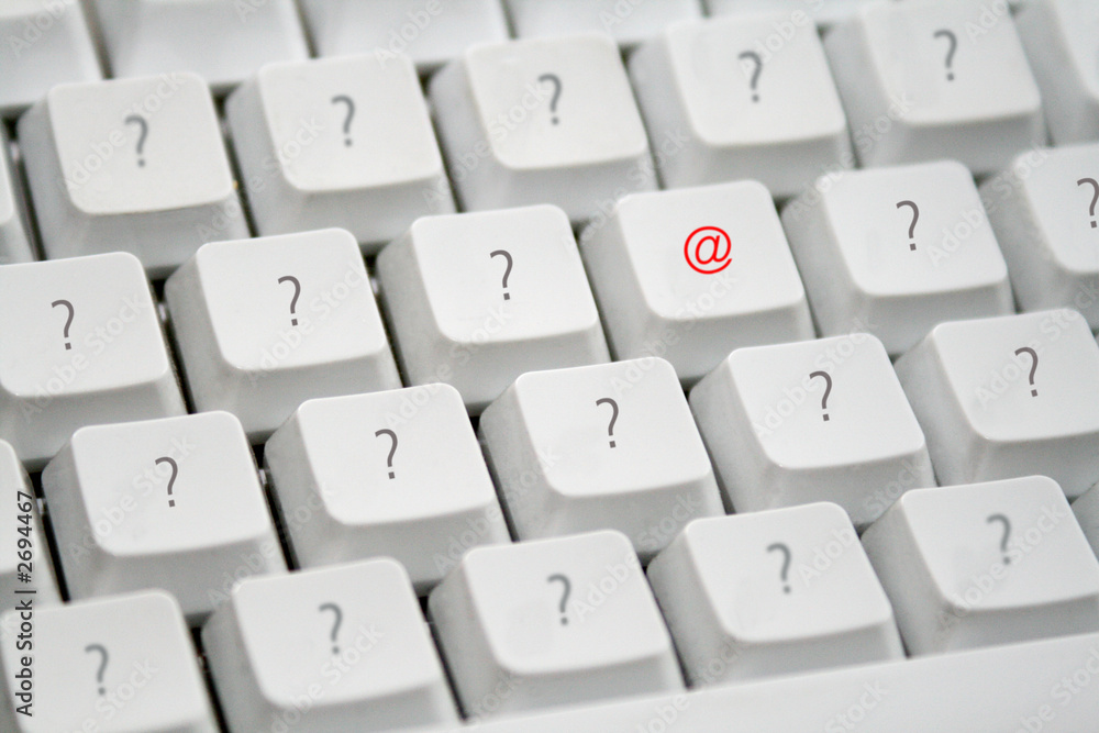 tastatur mit fragezeichen und internet zeichen tastatur mit fragezeichen und internet zeichen