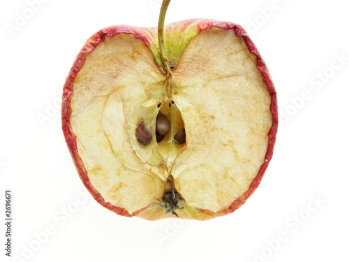 divided apple
