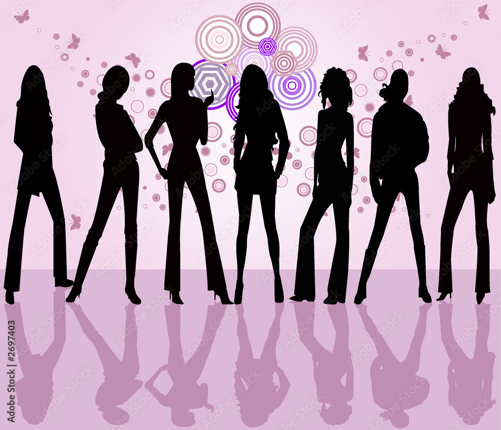fashion girls- illustration fashion girls- illustration
