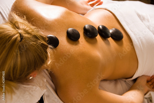 hot stone therapy photo