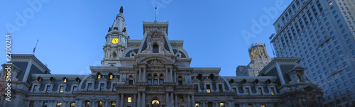 city hall, philadelphia, large panorama