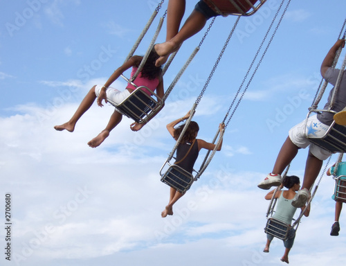 spinner in the amusement park