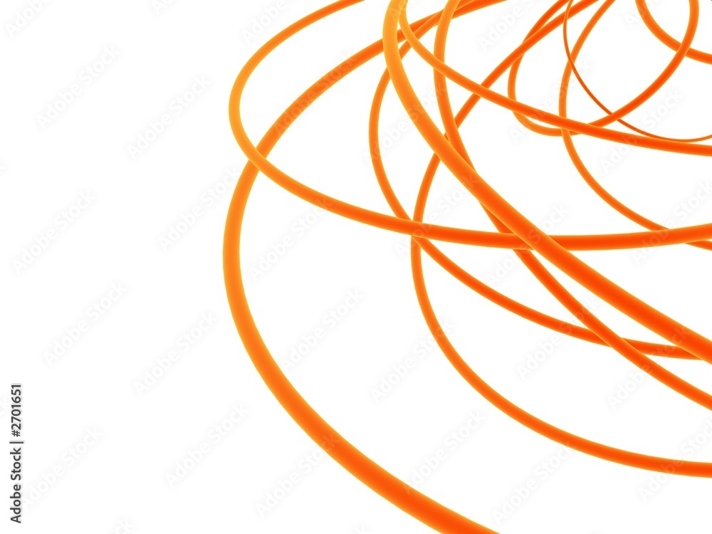 orange linien