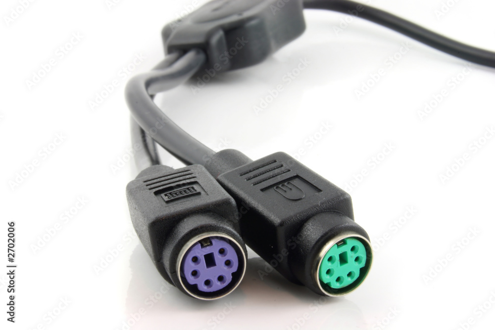 computer connection cables - focus on the front connectors computer connection cables - focus on the front connectors