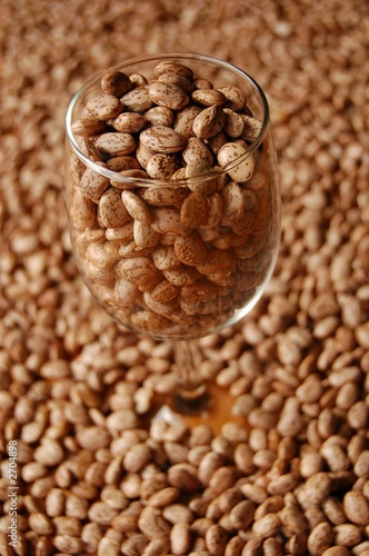 beans in glass
