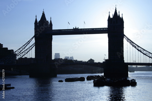 tower bridge london, cool sunrise silhouette
