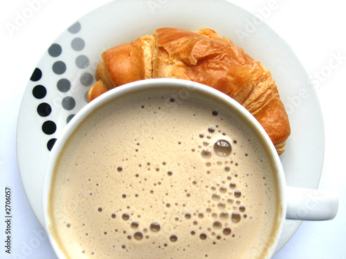 coffee and croissant