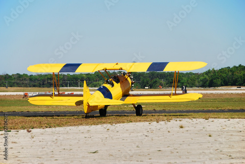 vintage boeing stearman photo