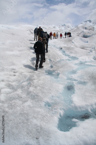 marche sur glacier - patagonie