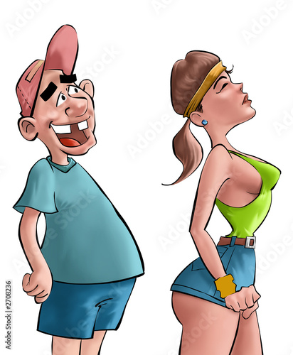 watching a gym girl