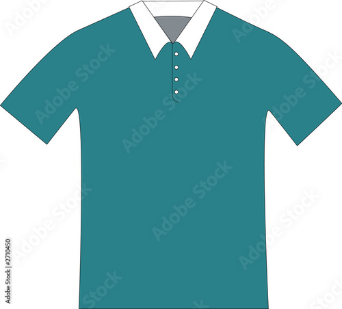 polo tshirt teal