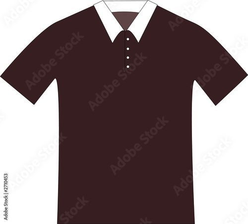 polo tshirt burgundy brown