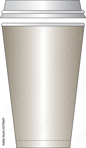 paper cup and lid