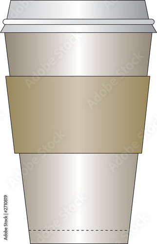 paper cup with sleeve